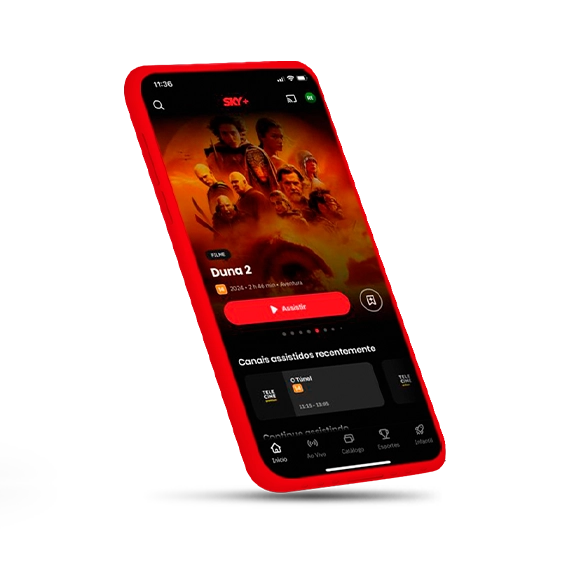 mockup do produto sky +