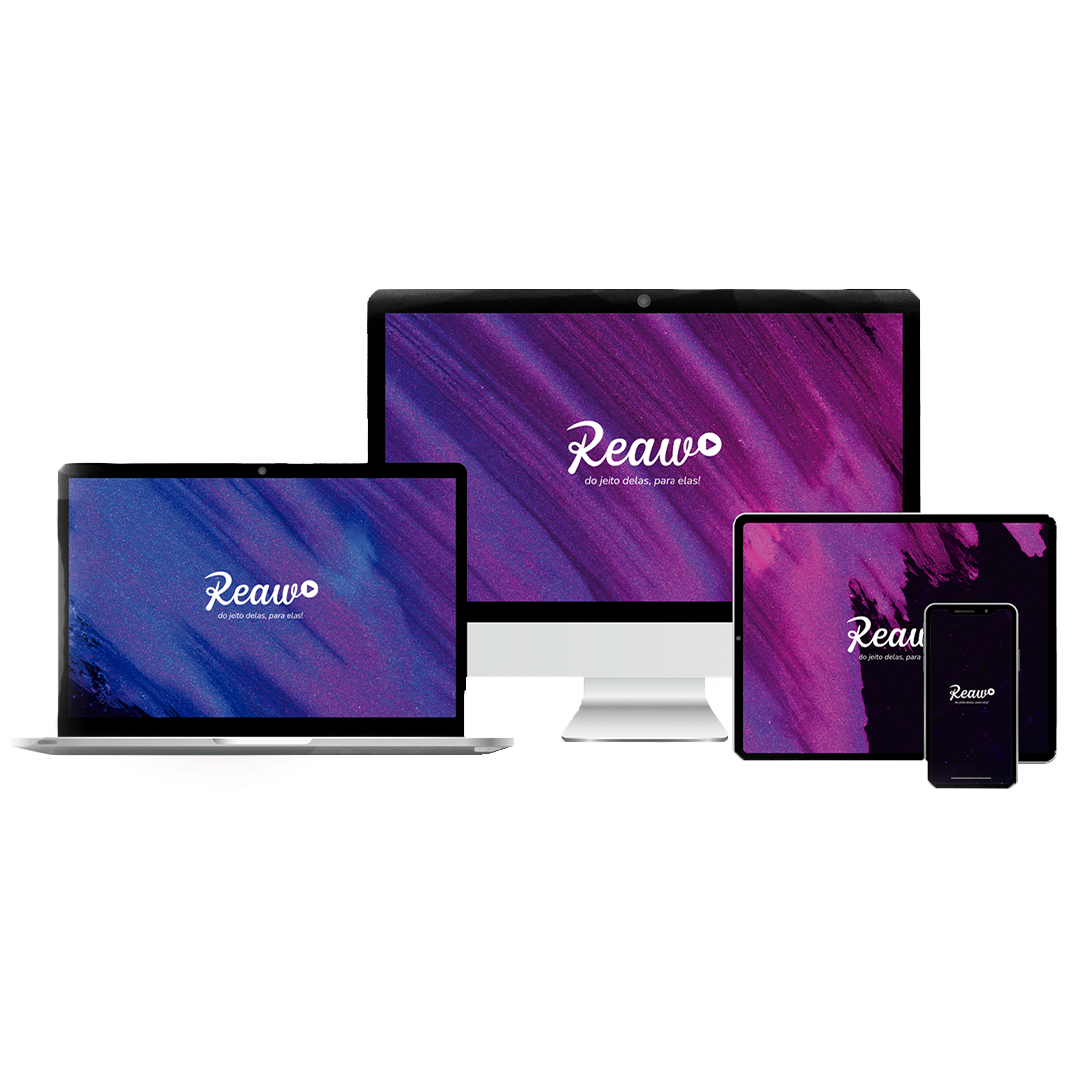 mockup do aplicativo reaw play