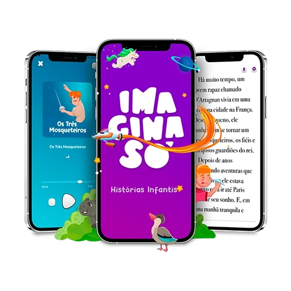 mockup do aplicativo imagina só