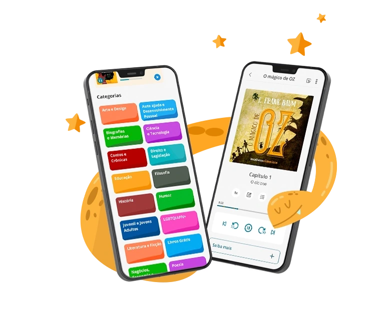mockup do aplicativo vialivros